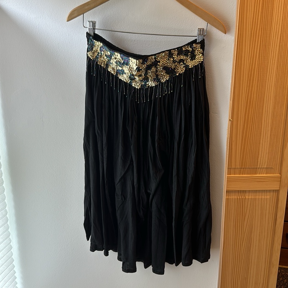 Jane Ashley Vintage Sequin Beaded Skirt